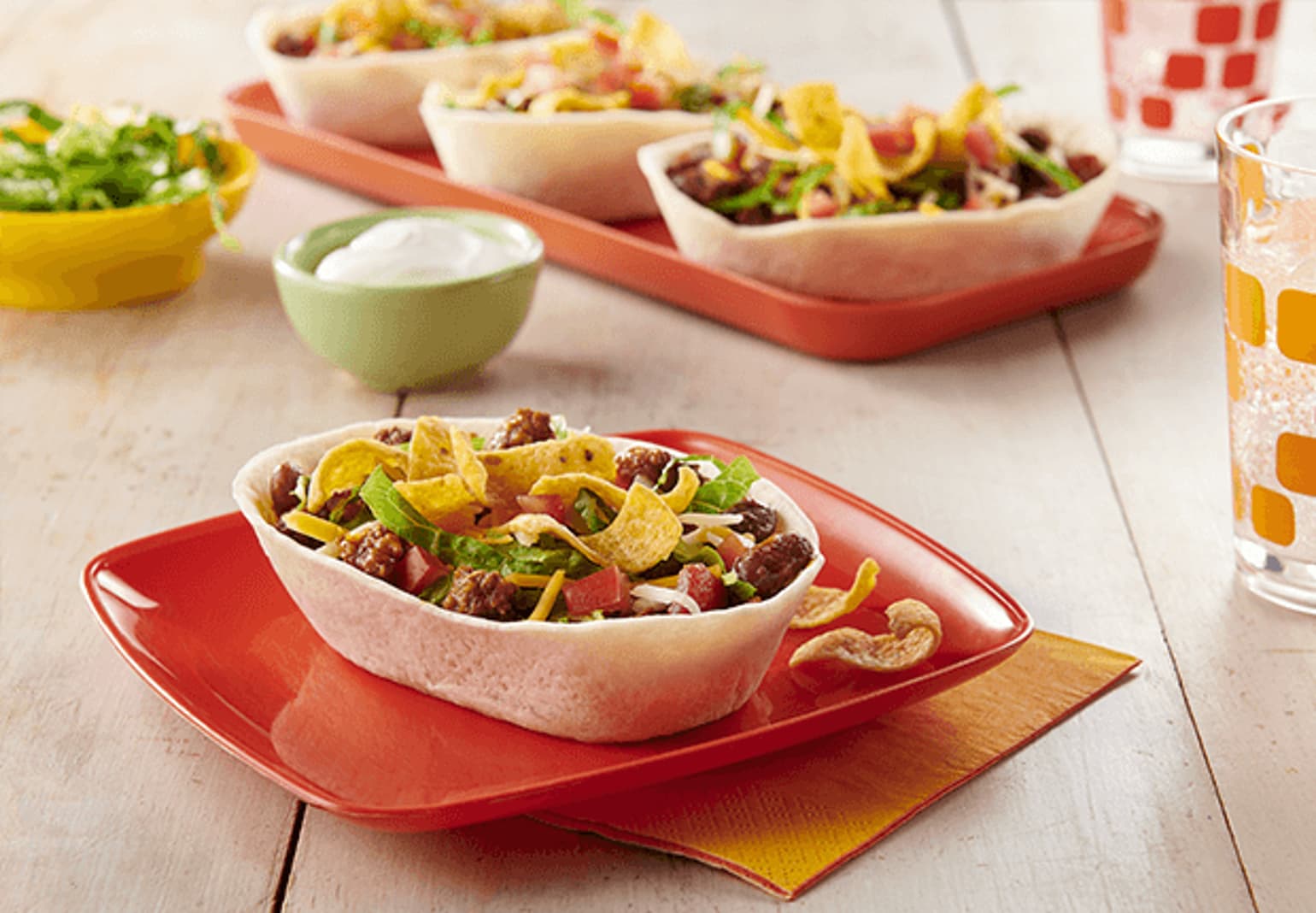 Frito Chili Taco Bowls